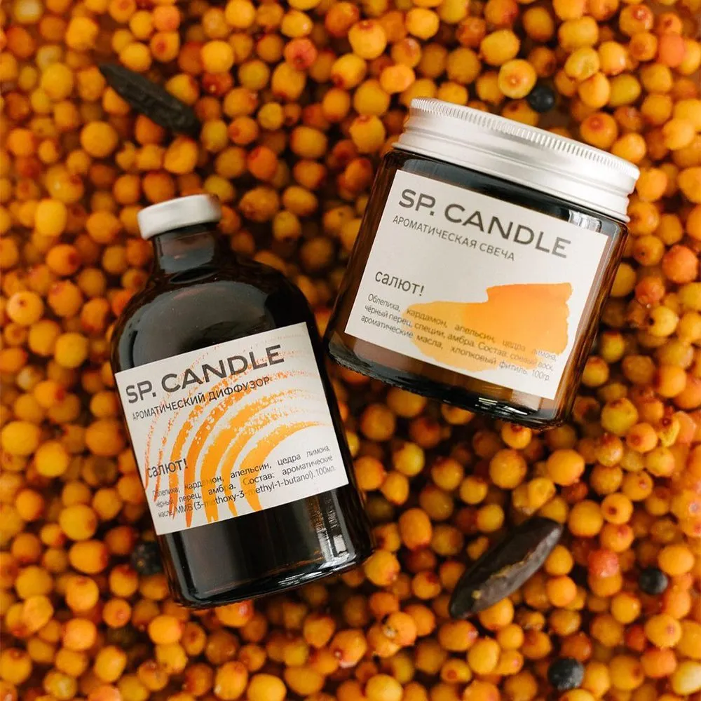 Ароматическая свеча SP Candle большая - фото 3
