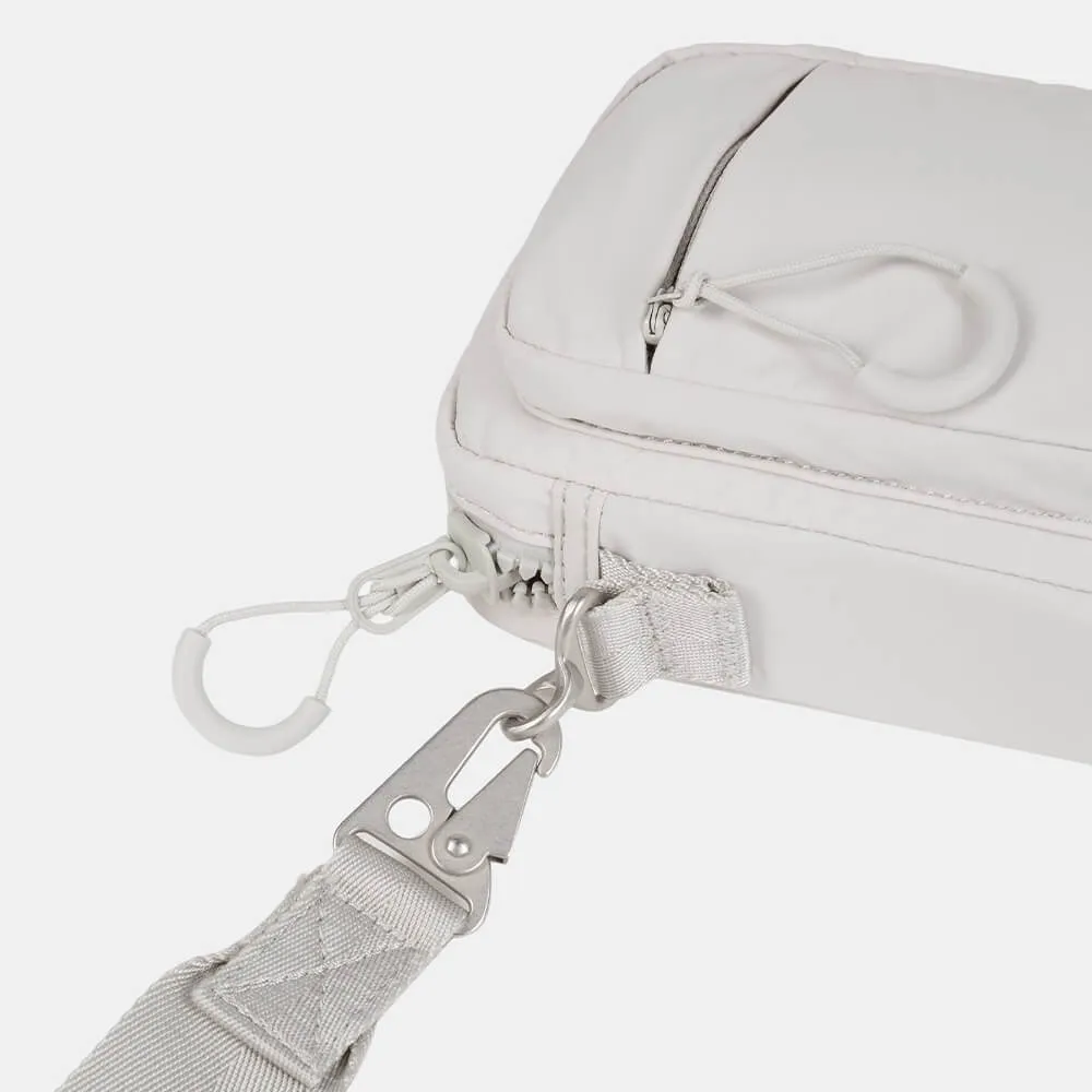 Мини-сумка через плечо SHU рипстоп светло-серая - фото 3