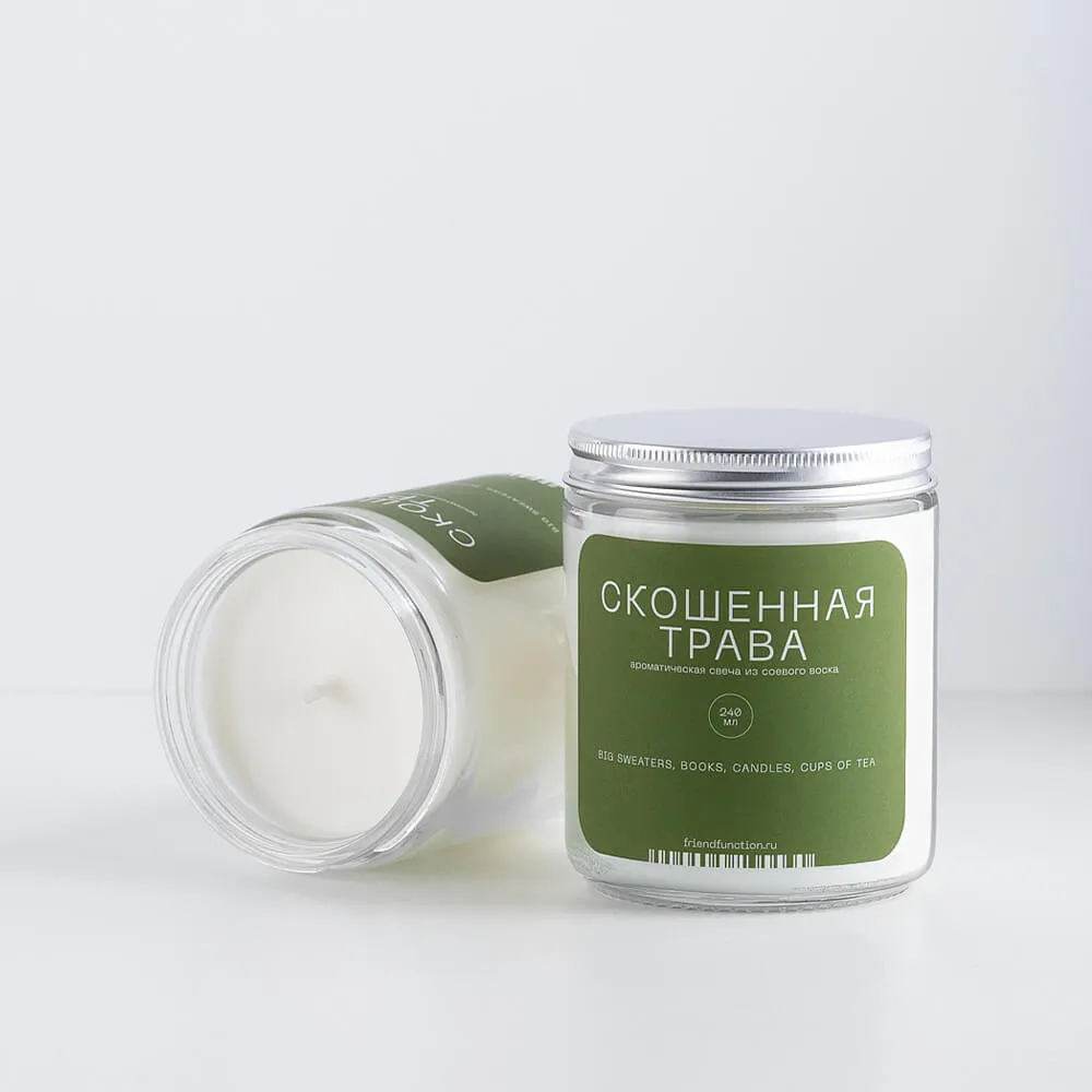Свеча Friend Function Скошенная трава 240 мл - фото 4