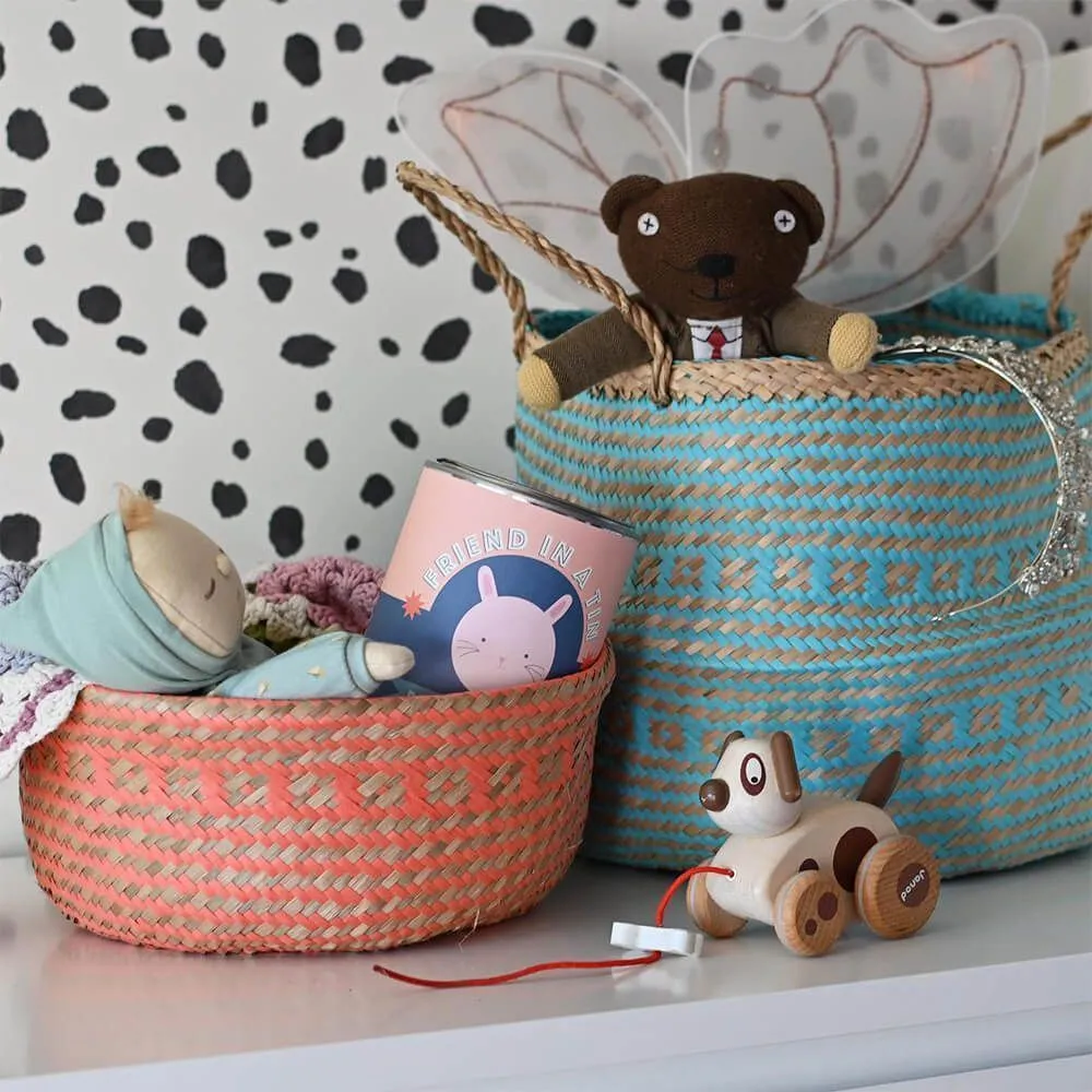 Корзина для белья REX бирюзовая - фото 6