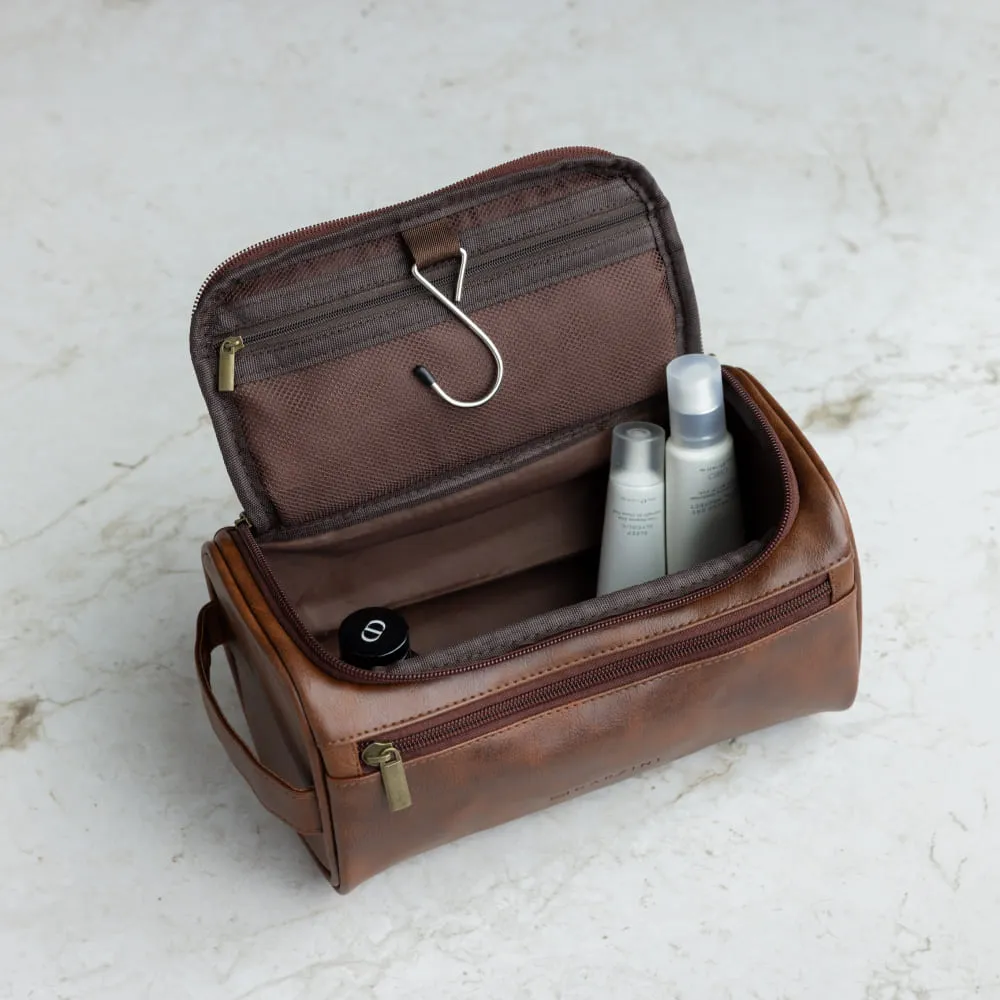 Несессер Garzini Toiletry Bag Brown - фото 9