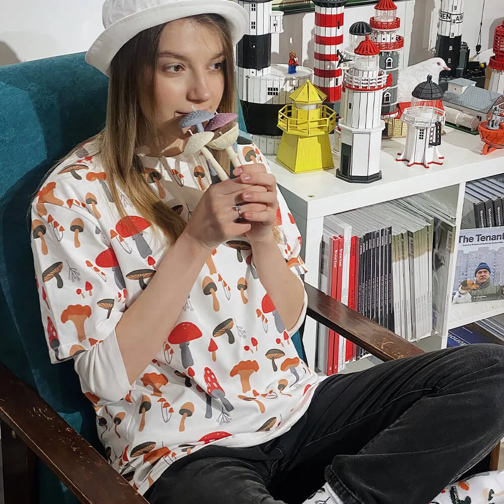 Футболка Friend Function Грибная белая - фото 2