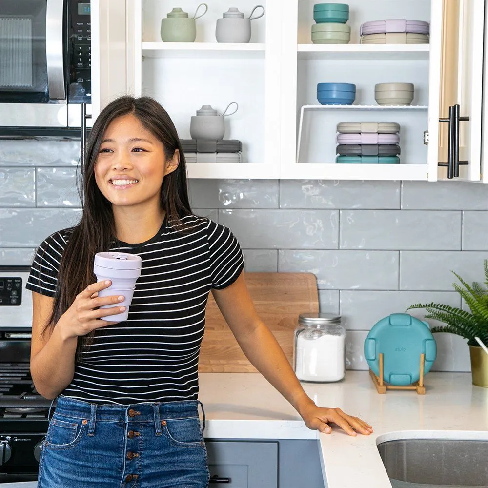 Складной ланч-бокс Stojo Bowl Carbon 1065 мл - фото 6