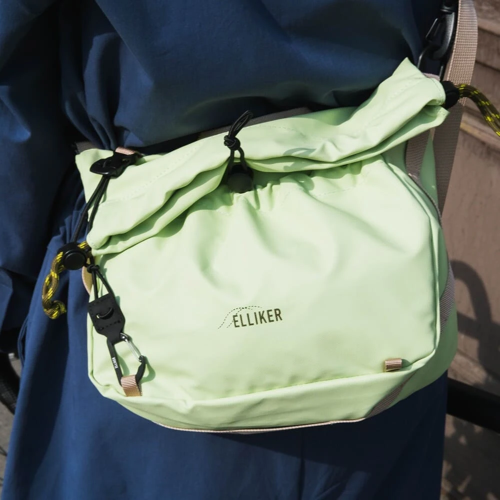 Кроссбоди сумка ELLIKER Nidder Roll Top 6L Lime - фото 2