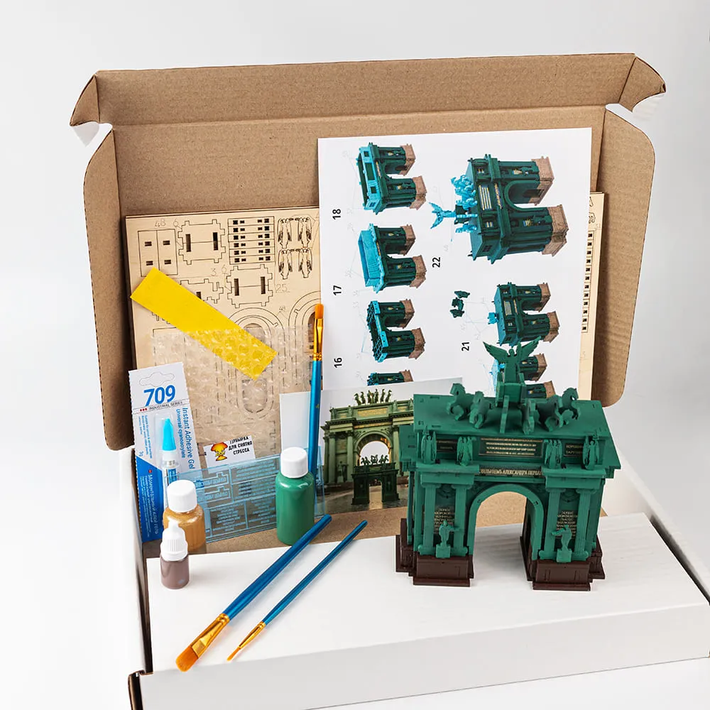 Сборная модель Нарвские ворота - фото 8