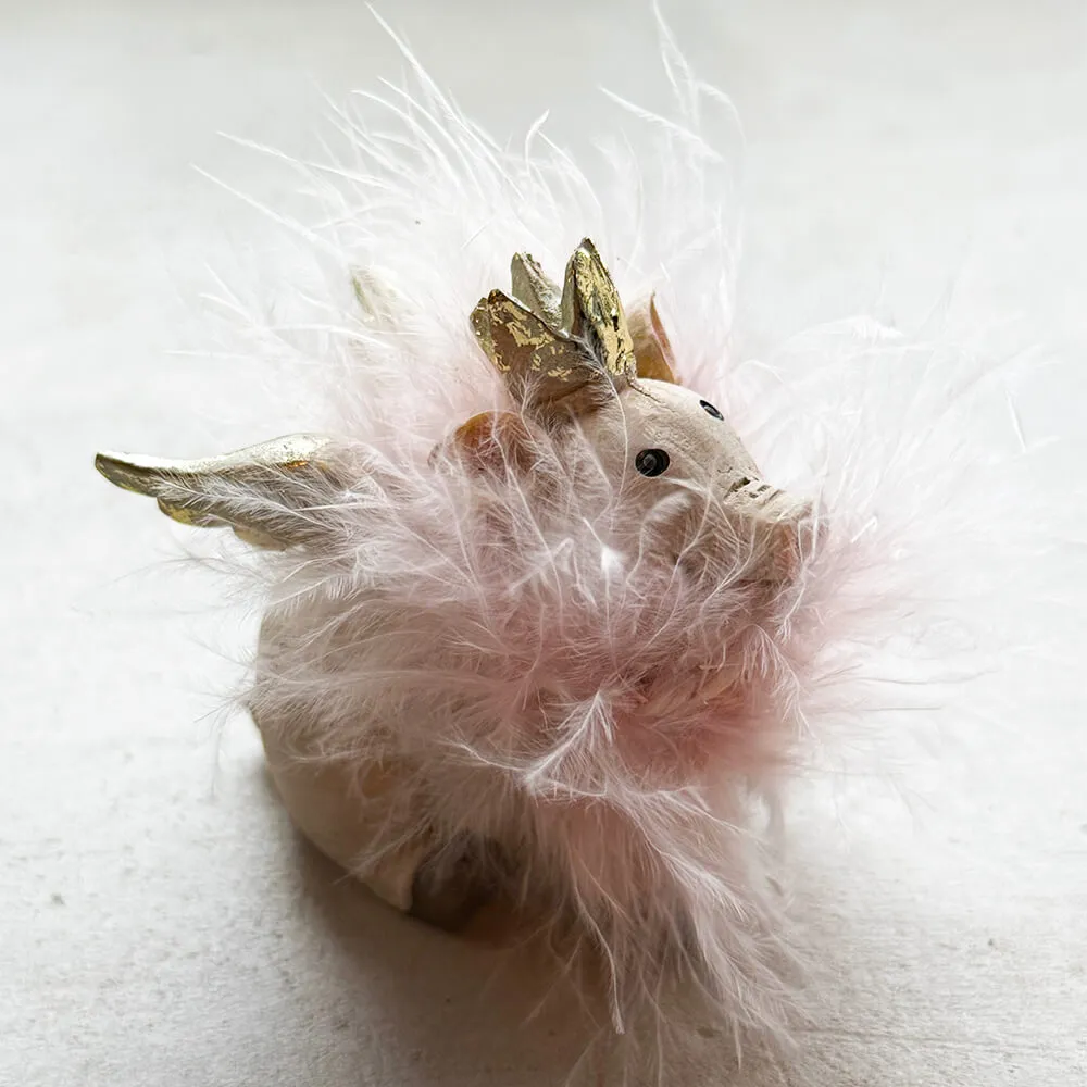 Елочная игрушка Свинья Лилиан - фото 3