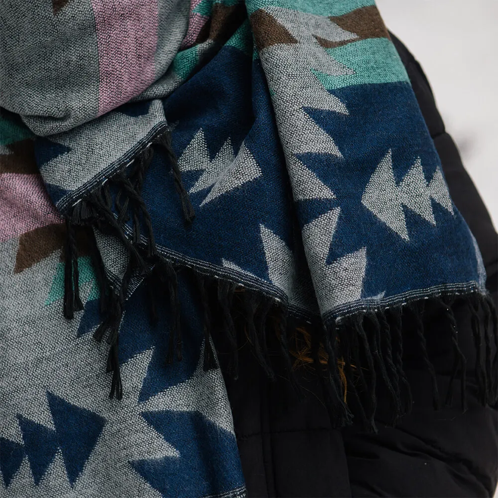 Непальский шарф Бледная Махендра - фото 2