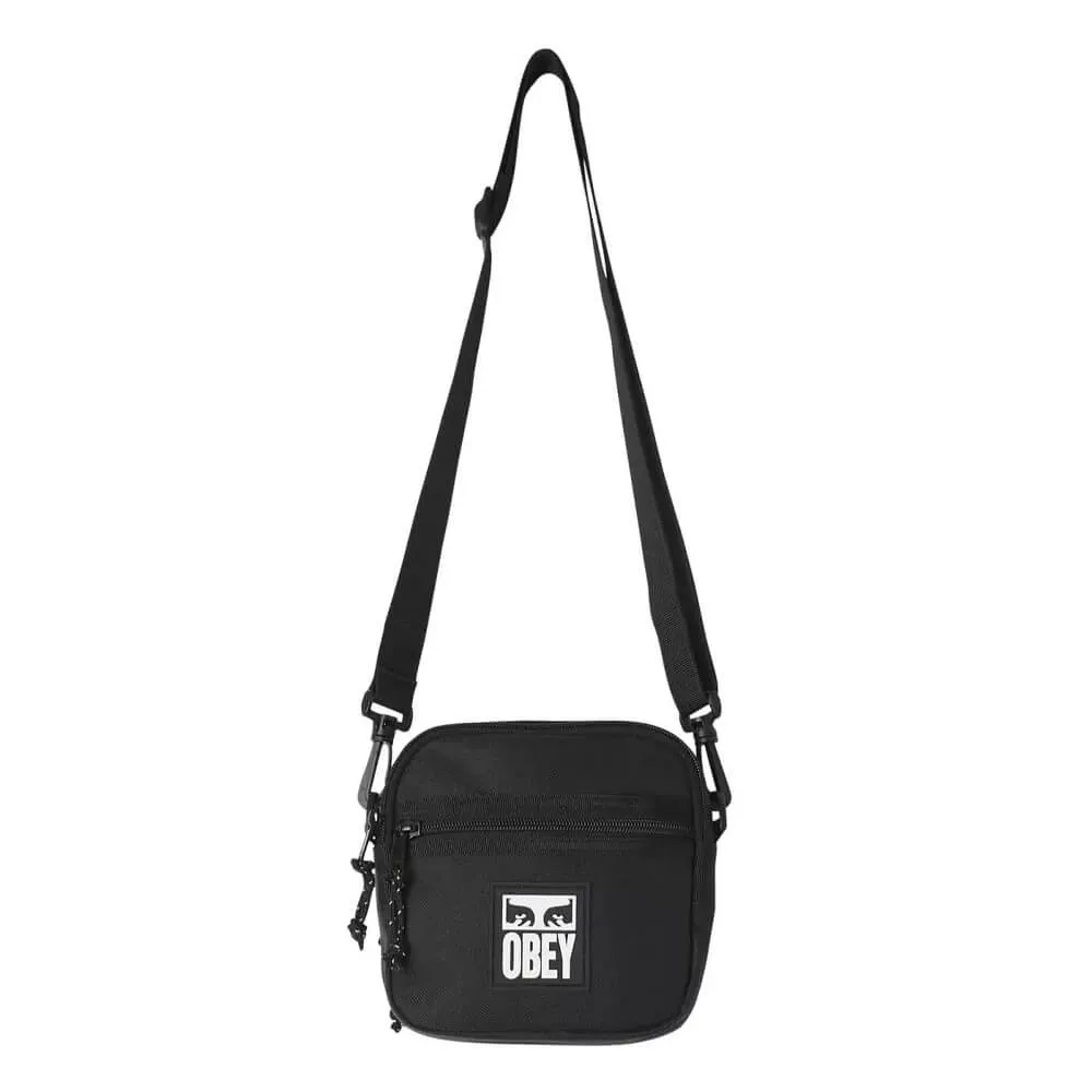 Сумка Obey Small Messenger Bag Black - фото 2