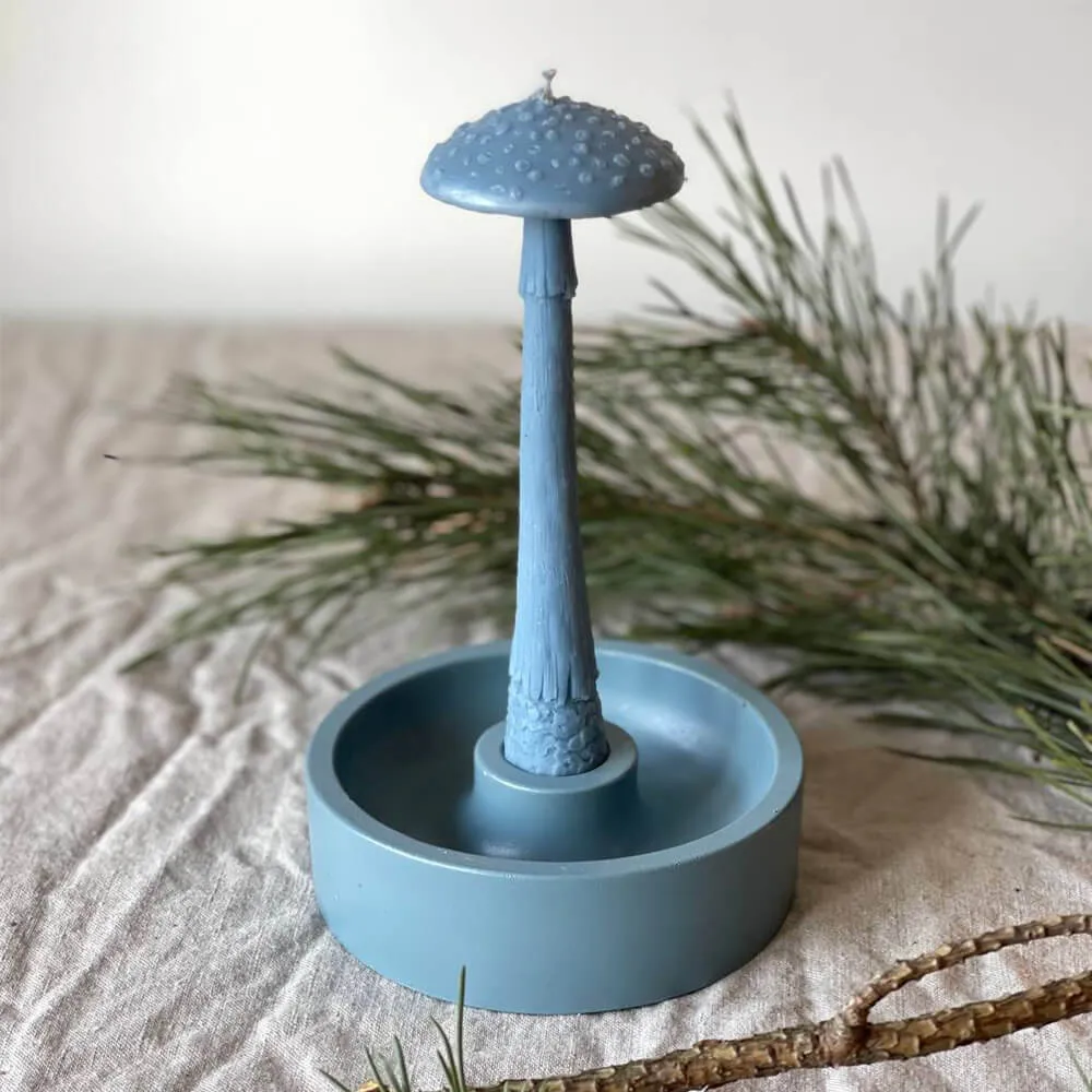 Ароматическая свеча Unification Love Гриб шляпкой вниз сизый - фото 3