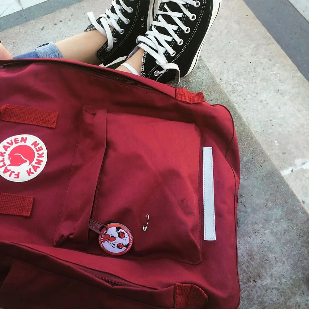 Рюкзак Fjallraven Kanken Ox Red (326) - фото 9