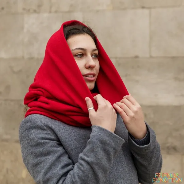 Снуд Friend Function шерстяной Кармин - фото 1