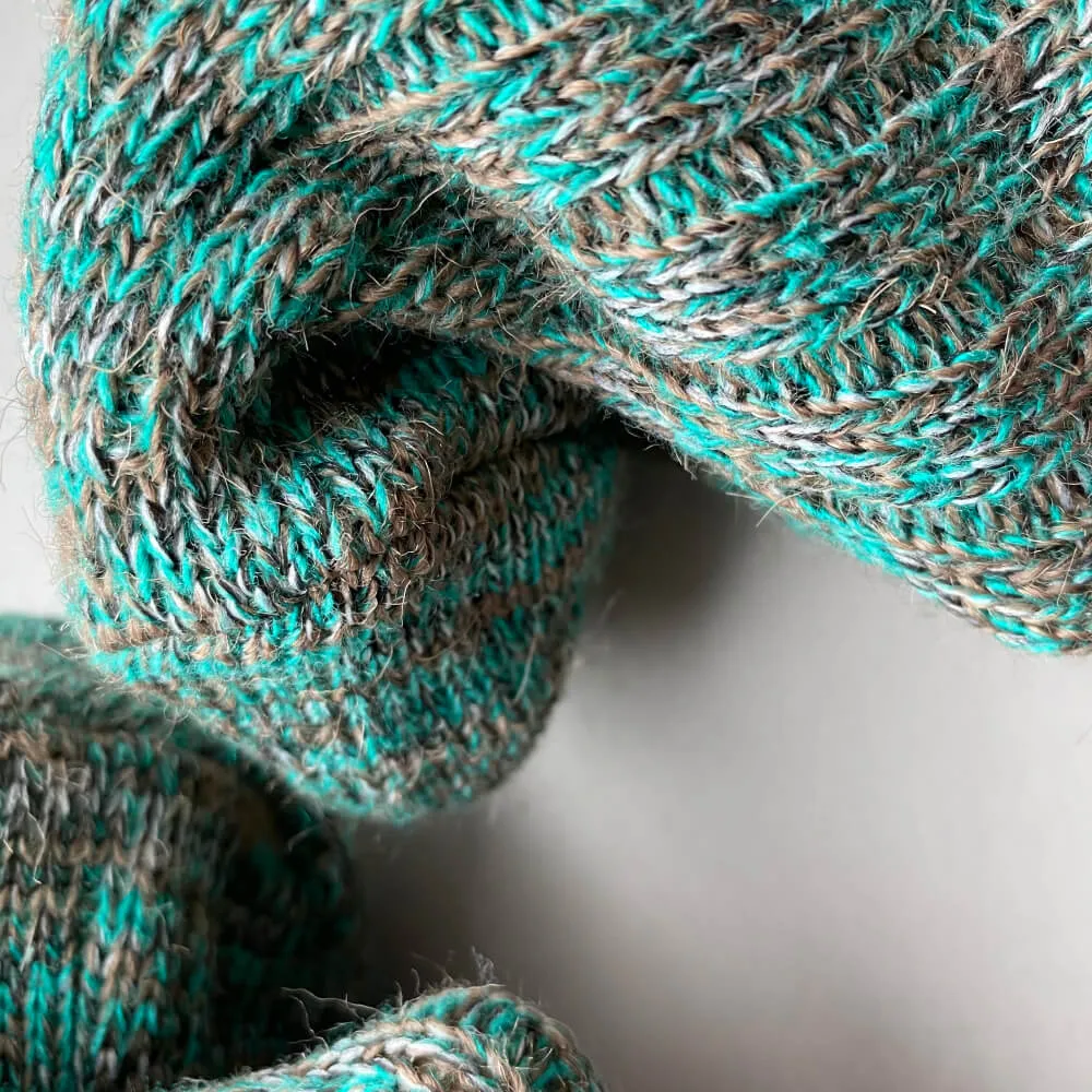 Шерстяные носки Friend Function светло-зелёные - фото 10