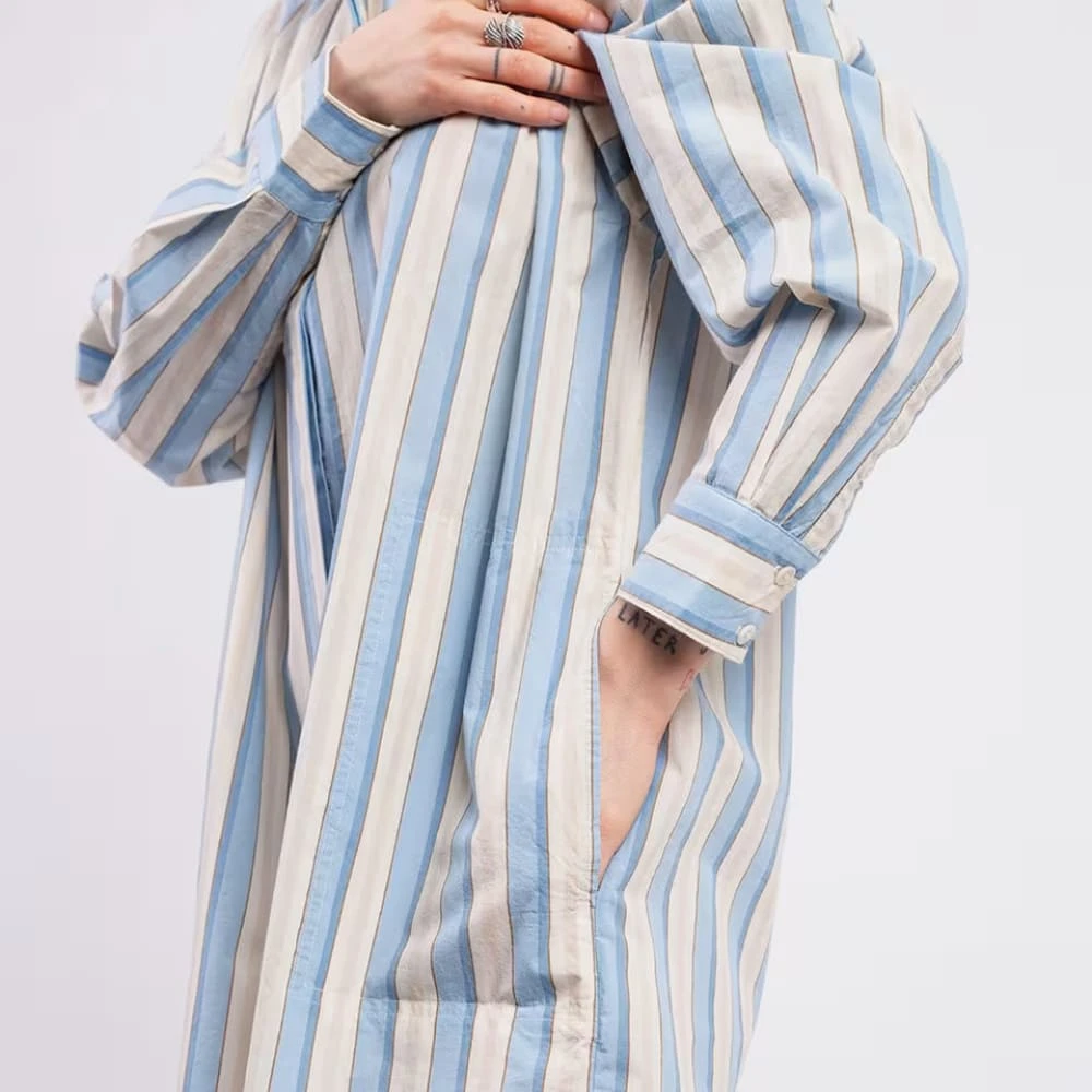 Платье-рубашка Thinking Mu Messina Stripes Aurel - фото 3