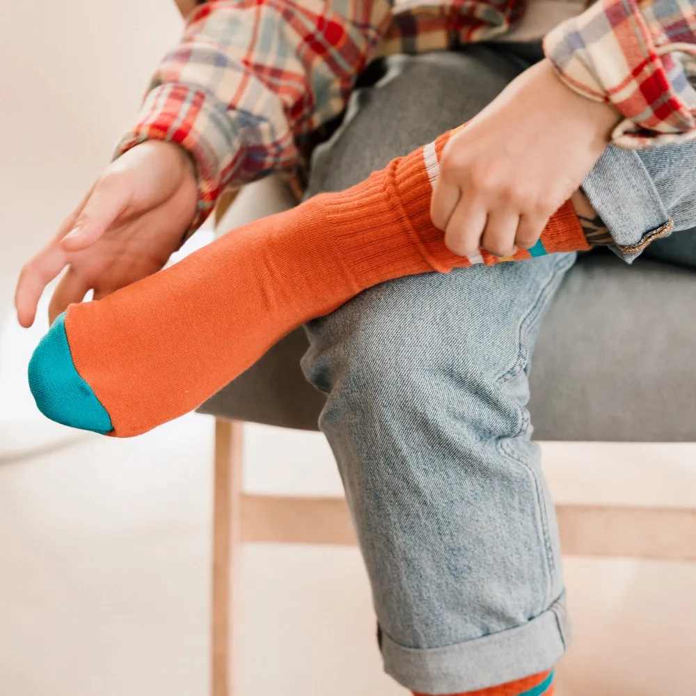 Носки Friend Function комфортные терракотовые 40-46 - фото 1