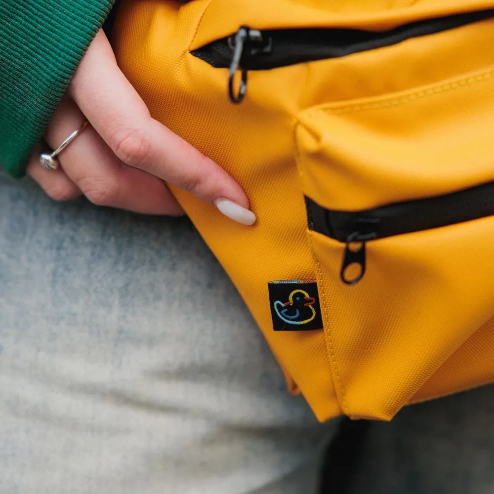 Сумка Friend Function большая хорошая прорезиненная (горчица) - фото 2