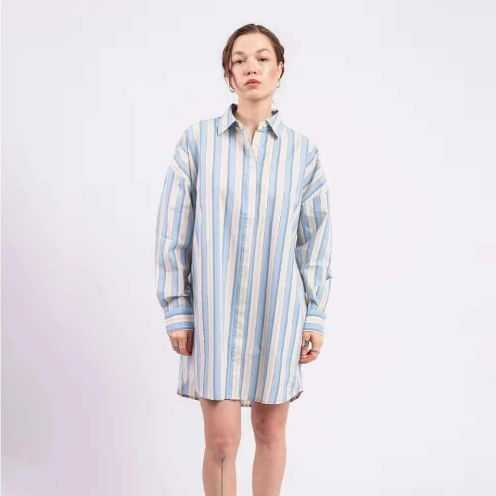 Платье-рубашка Thinking Mu Messina Stripes Aurel - фото 6