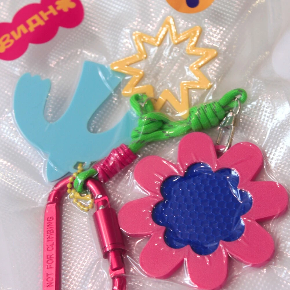 Брелок-обвес на сумку ВИДНО с птичкой - фото 4