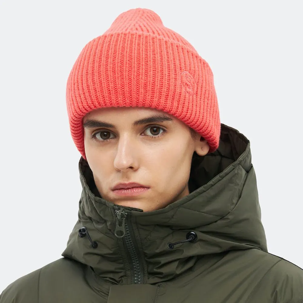 Высокая шапка SHU коралловая - фото 7