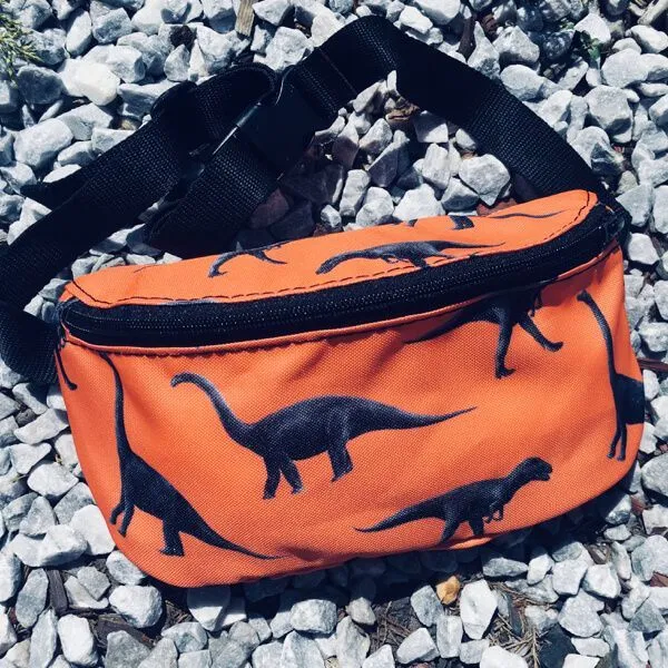 Поясная сумка Nikita Gruzovik Дино оранжевый - фото 1