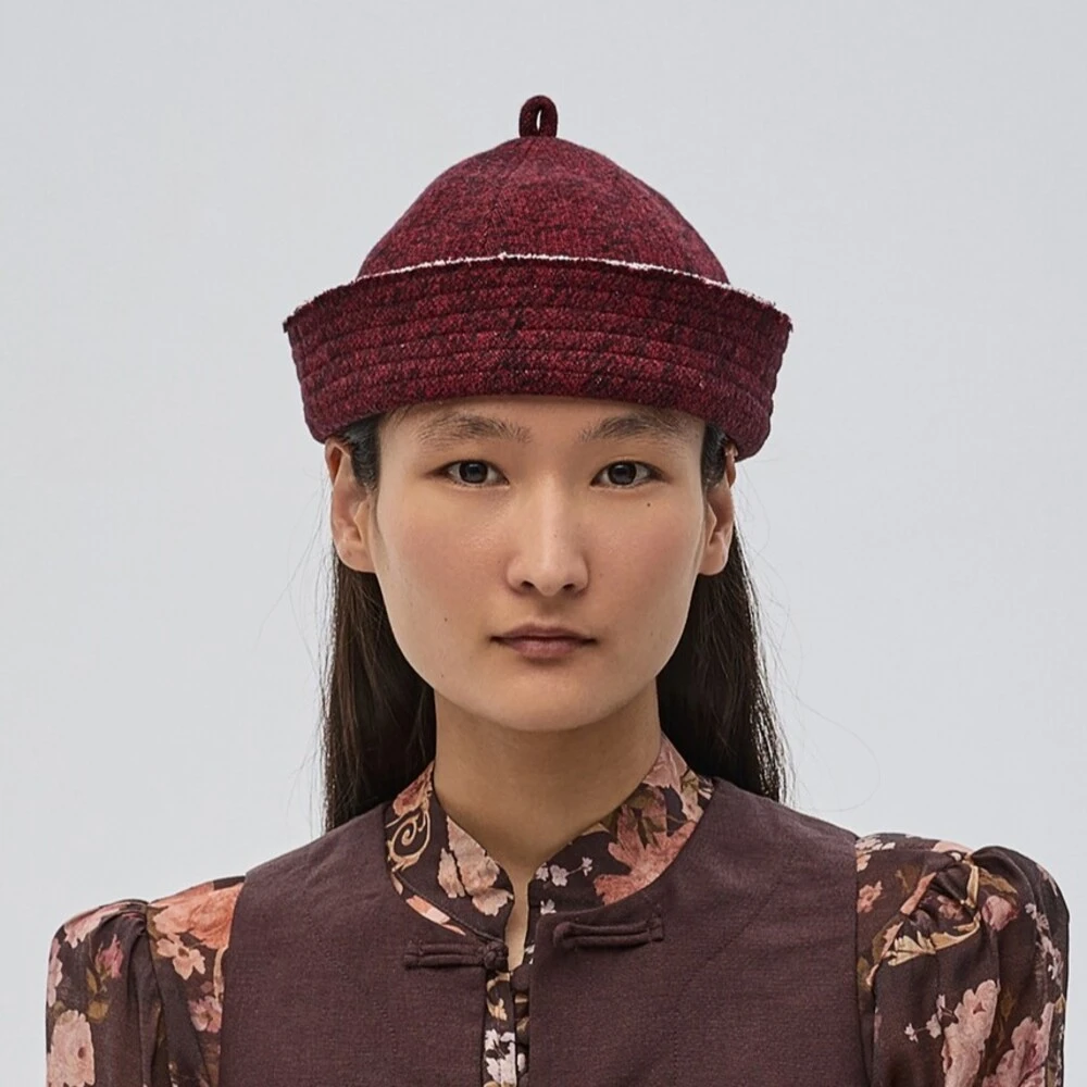 Морячка CHECK YA HEAD бордовая Т2214/28 - фото 1