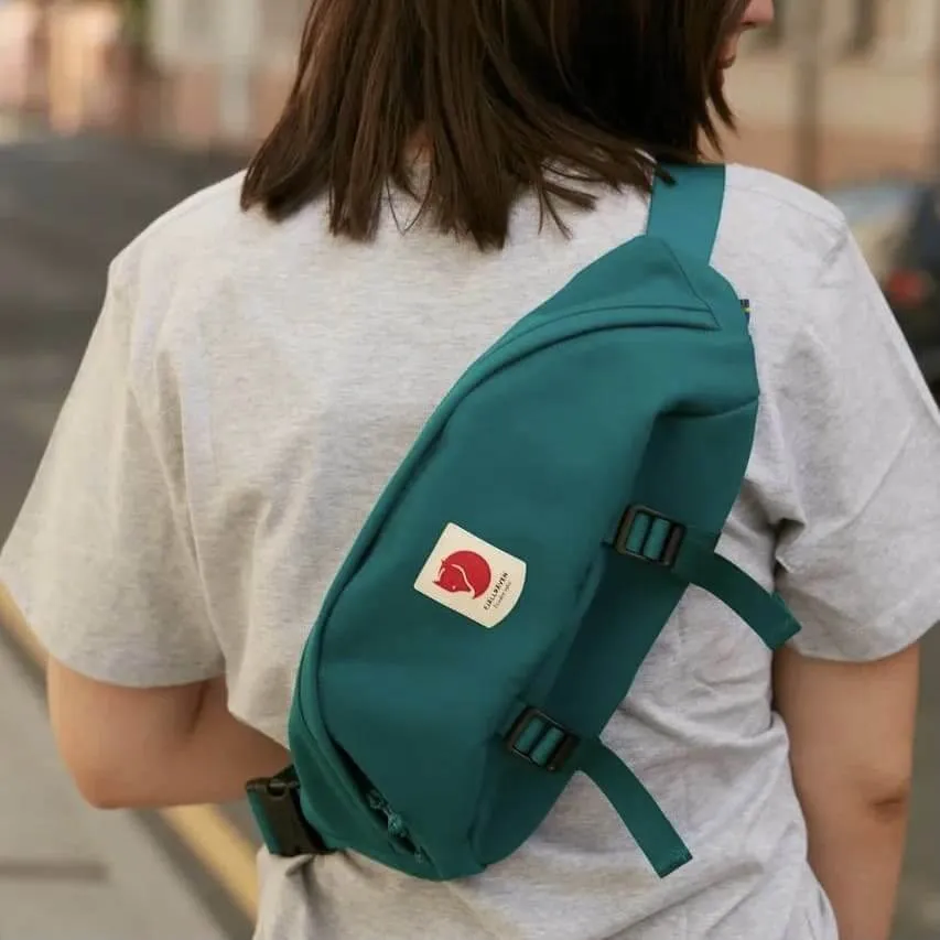 Сумка на пояс Fjallraven Ulvo Hip Pack large Peacock Green (665) - фото 4