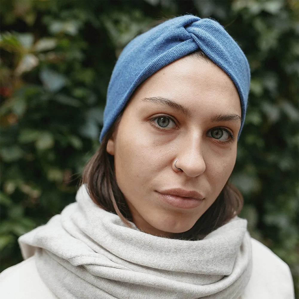 Шерстяная полоска (повязка) на голову Friend Function Ангельски голубой - фото 2