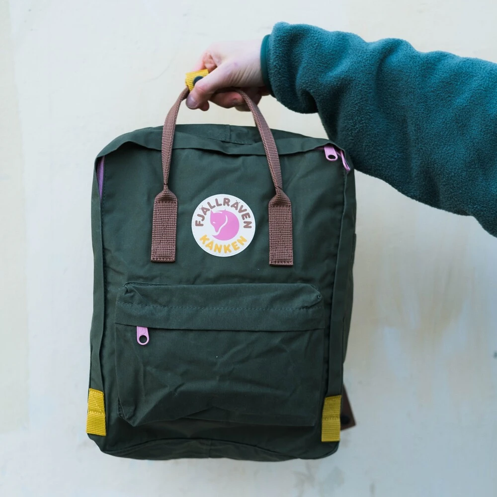 Рюкзак Fjallraven Kanken Koncept Green-Khaki Dust (620-228) - фото 9