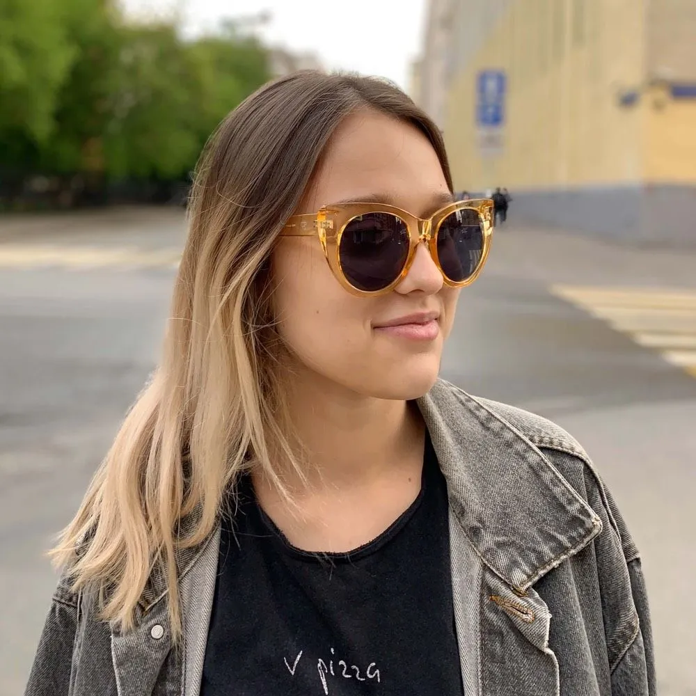 Солнцезащитные очки CHPO Silver Lake yellow - фото 7