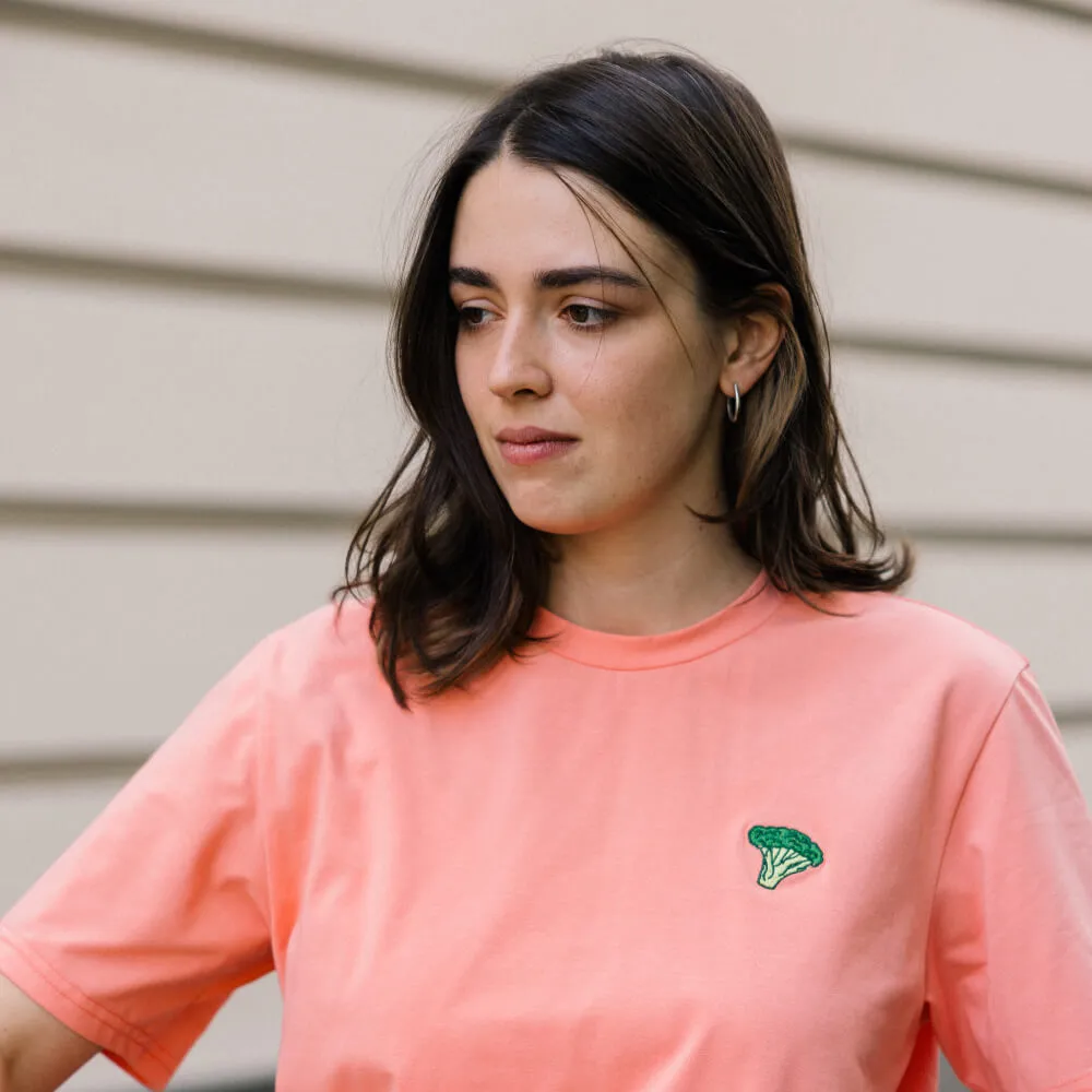 Футболка Friend Function коралловая с брокколи - фото 12