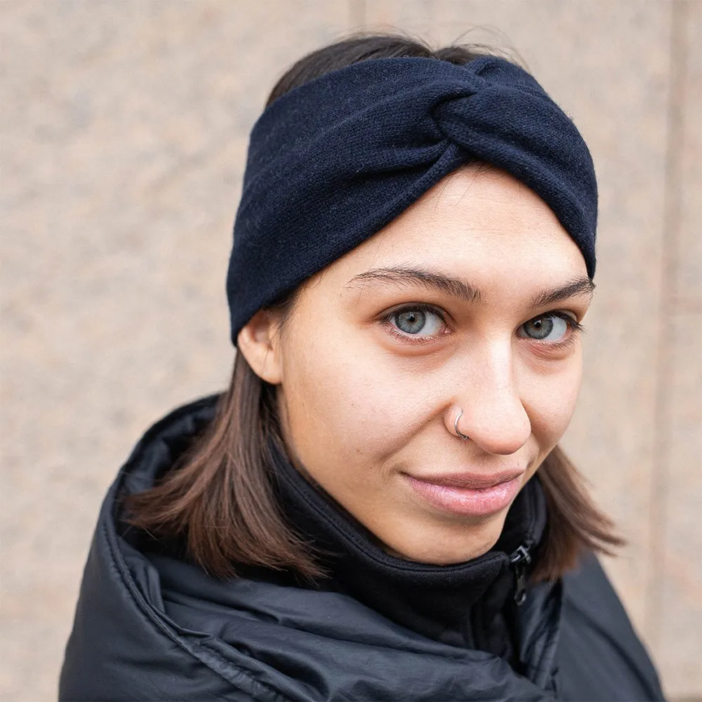 Шерстяная полоска (повязка) на голову Friend Function Невидимый синий - фото 3