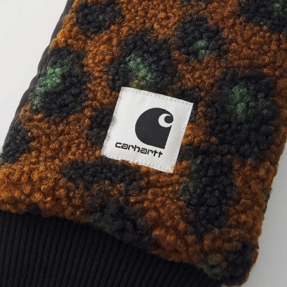 Варежки Carhartt WIP Orla Mitten Camo Leo Jacquard Tamarind - фото 6