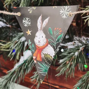 Новогодняя гирлянда Подписные Издания треугольная