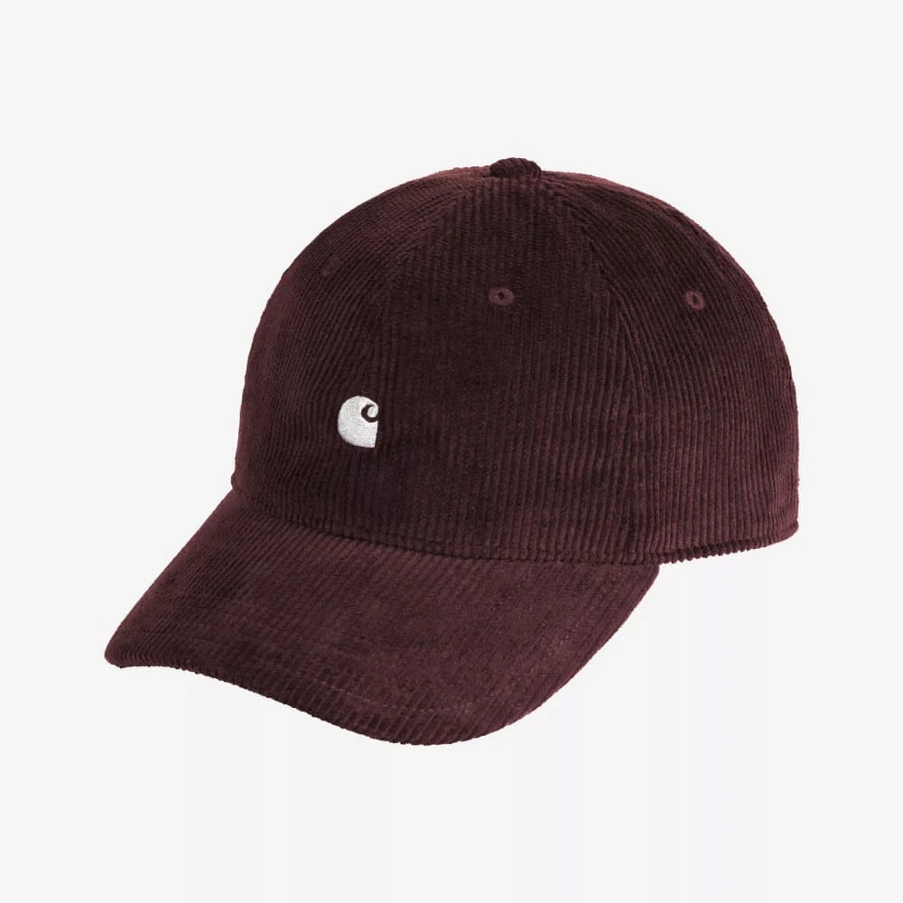 Кепка Carhartt WIP Harlem Cap Dark Amarone/White - фото 2