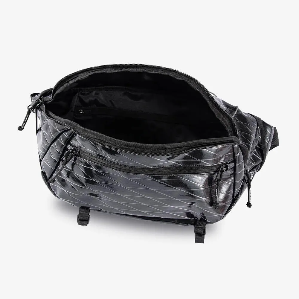 Сумка на пояс KRAKATAU U14 черная - фото 5