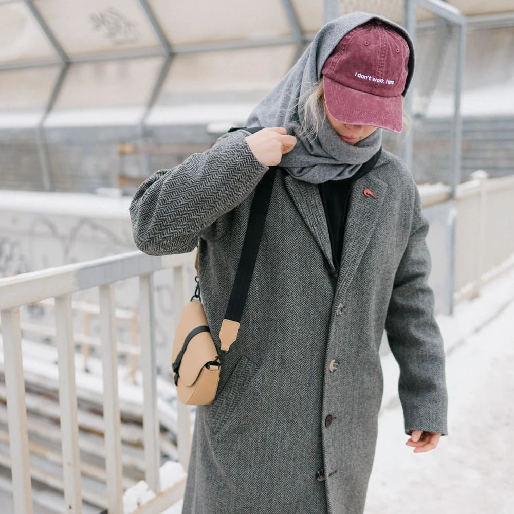 Кроссбоди сумка Gaston Luga Splash Moon Latte - фото 11