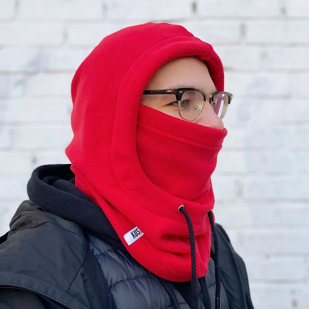 Капюшон Kusto Hood M красный - фото 7