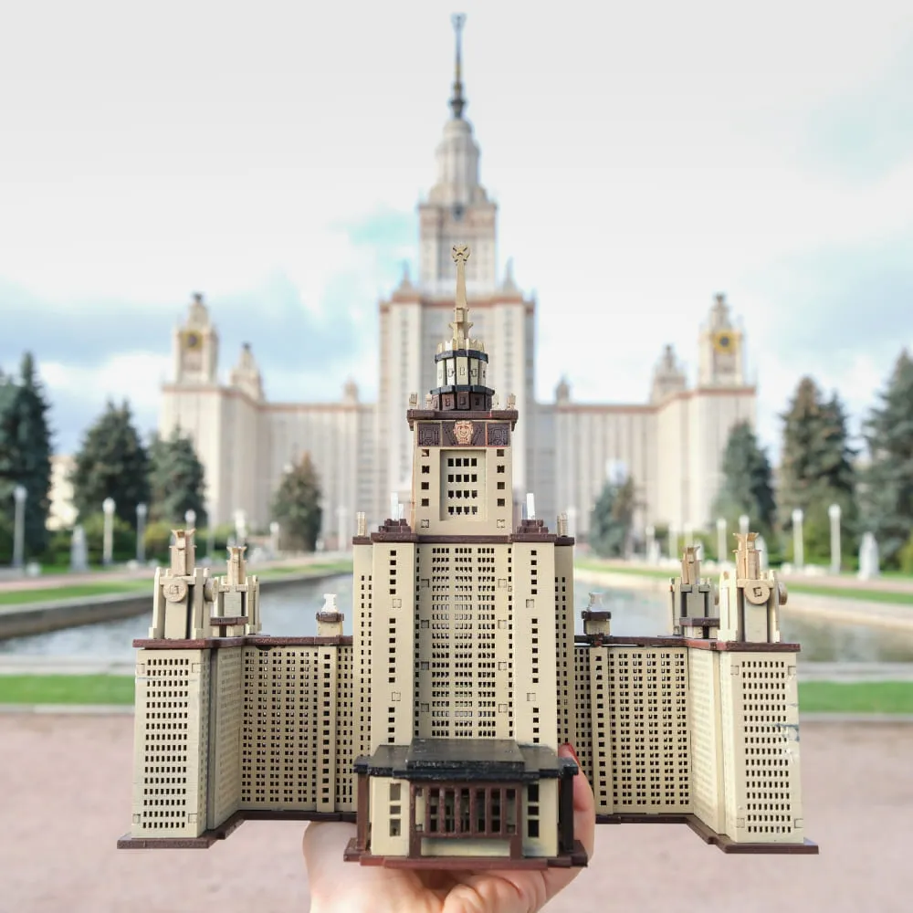 Сборная модель МГУ - фото 1