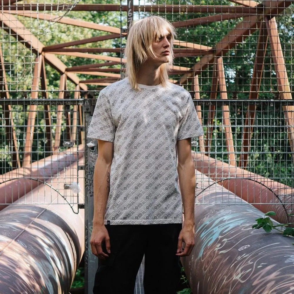 Футболка Dedicated Stockholm NES Line Control Off-White мужская - фото 3