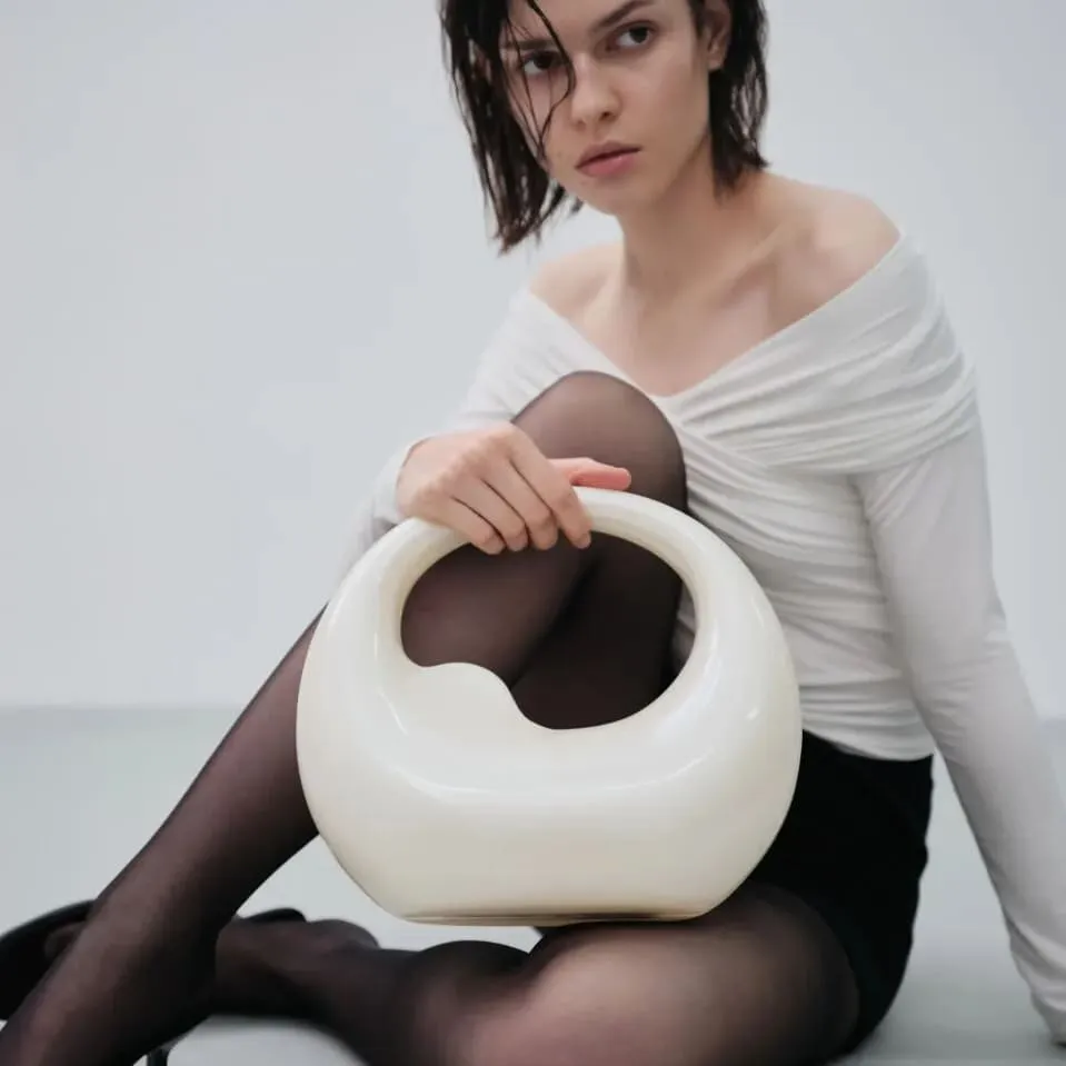 Сумка Gaston Luga Billie Bag Pearl White - фото 9