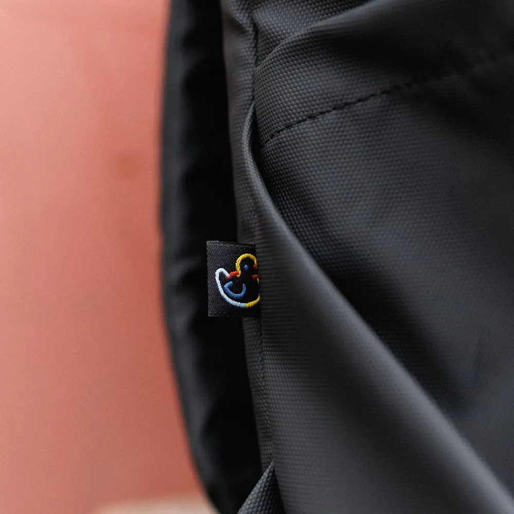 Рюкзак роллтоп Friend Function прорезиненный черный - фото 6