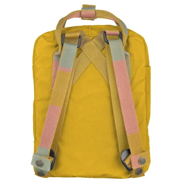 Рюкзак Fjallraven Kanken MINI Warm Yellow-Random Blocked(141-905) - фото 2