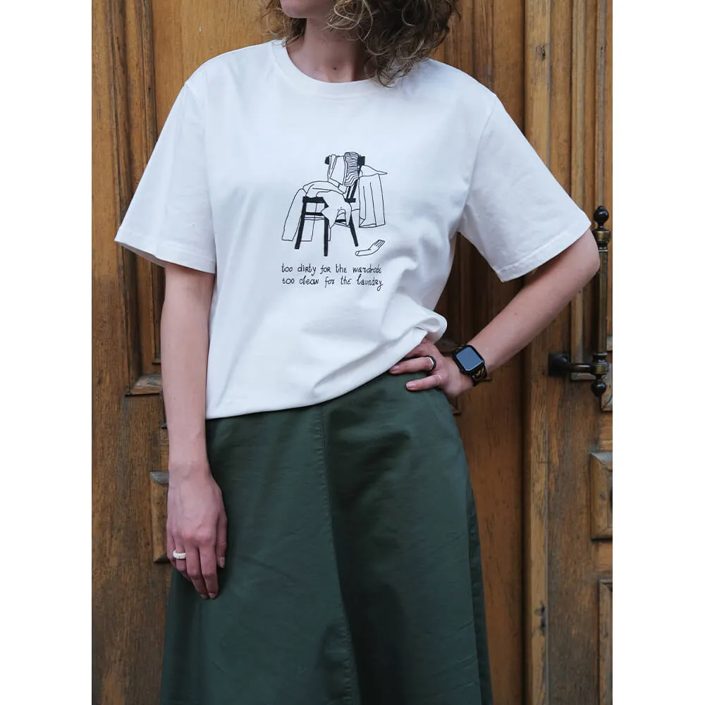 Футболка Friend Function Too Dirty Too Clean белая - фото 6