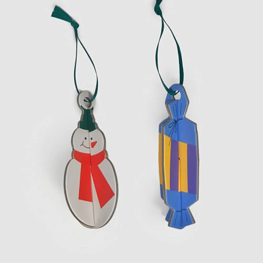 Украшения на ёлку Подписные Издания "Конфета и Снеговик" - фото 3