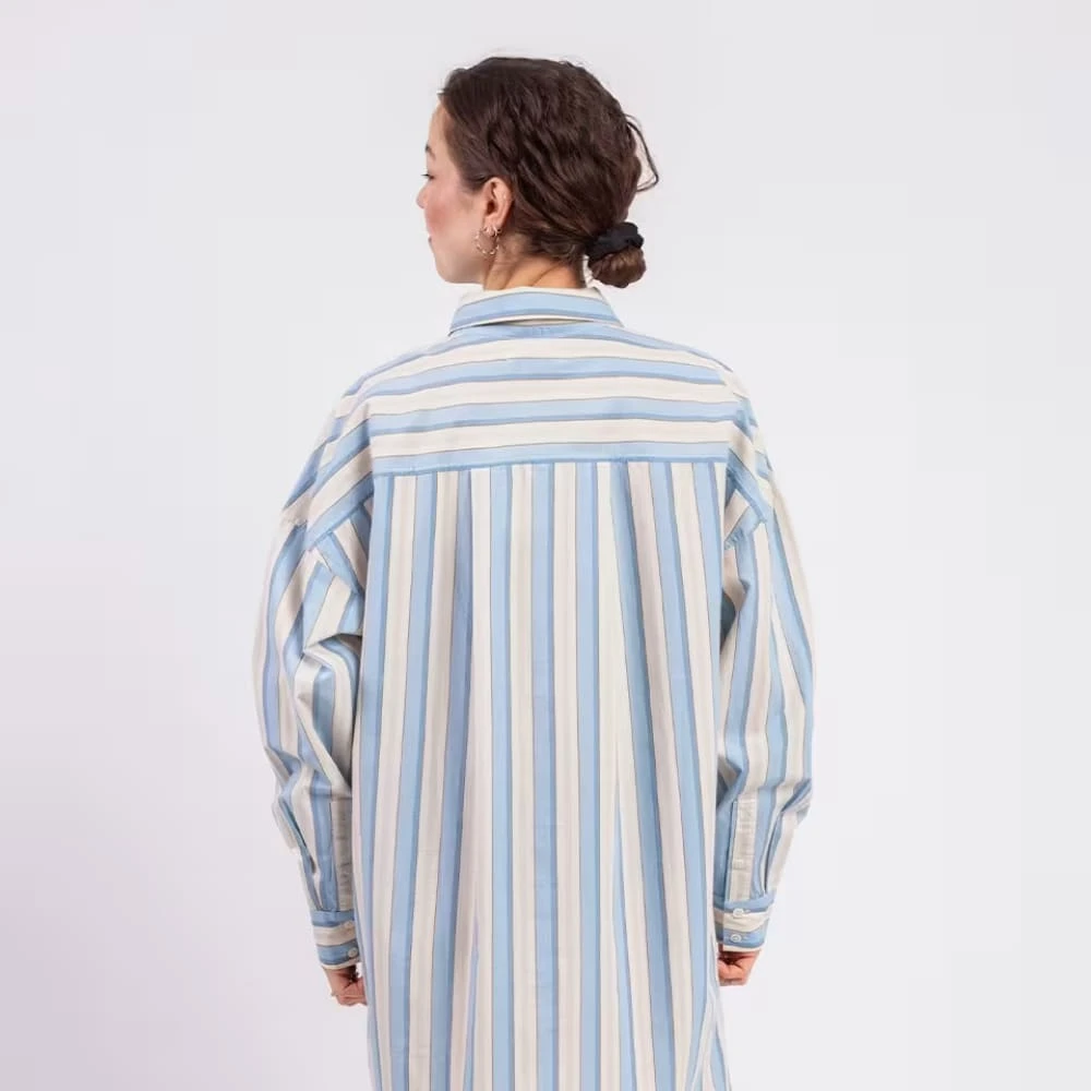 Платье-рубашка Thinking Mu Messina Stripes Aurel - фото 5