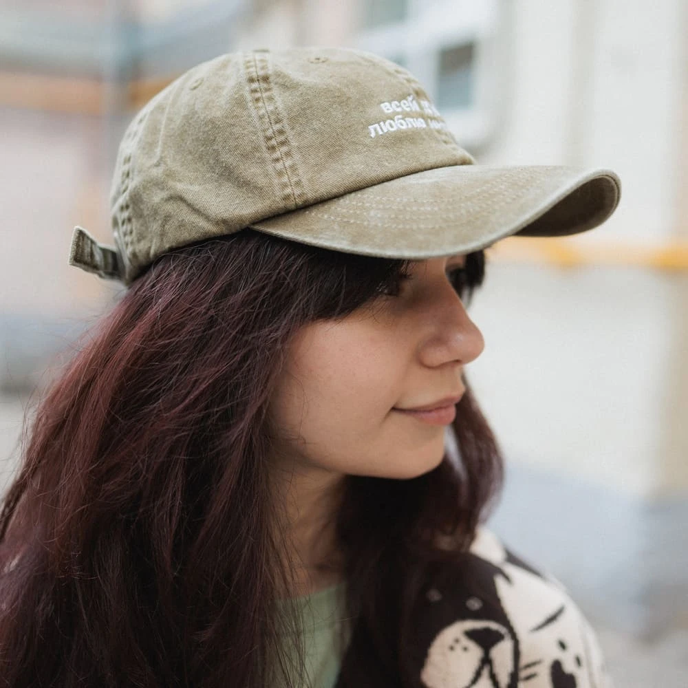 Кепка Friend Function Всей душой люблю интернет хаки - фото 3