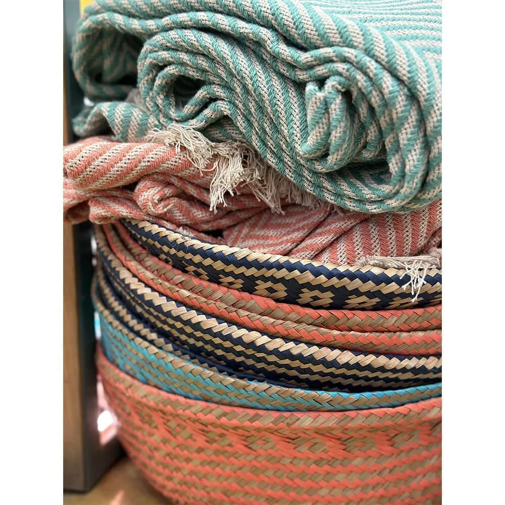 Корзина для белья REX бирюзовая - фото 8