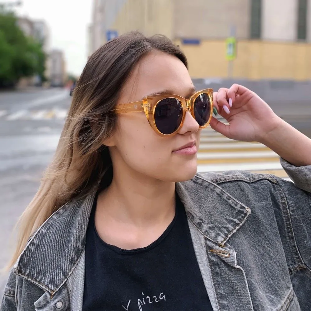 Солнцезащитные очки CHPO Silver Lake yellow - фото 4