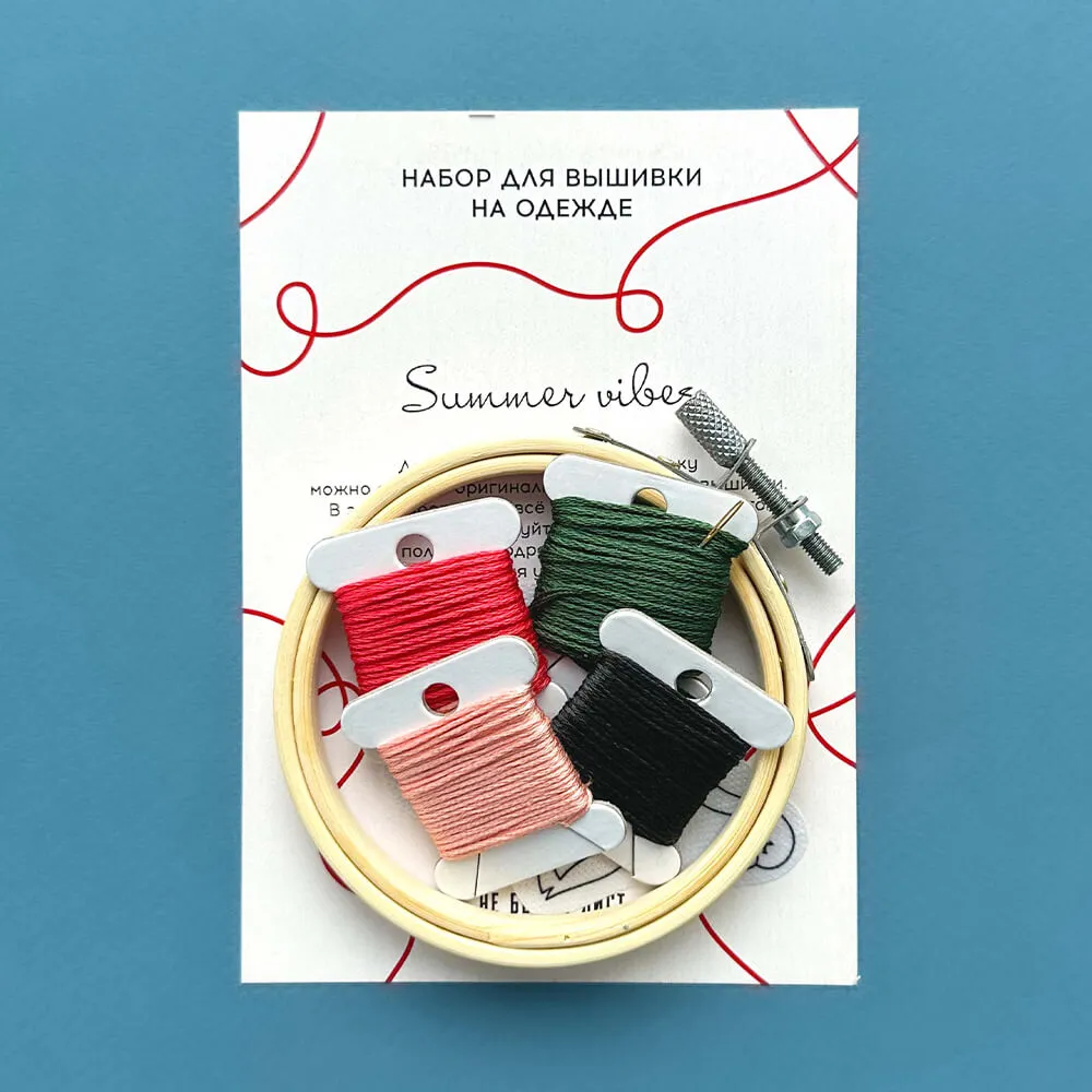 Набор для вышивки на одежде Не белый лист (разные дизайны) - фото 12