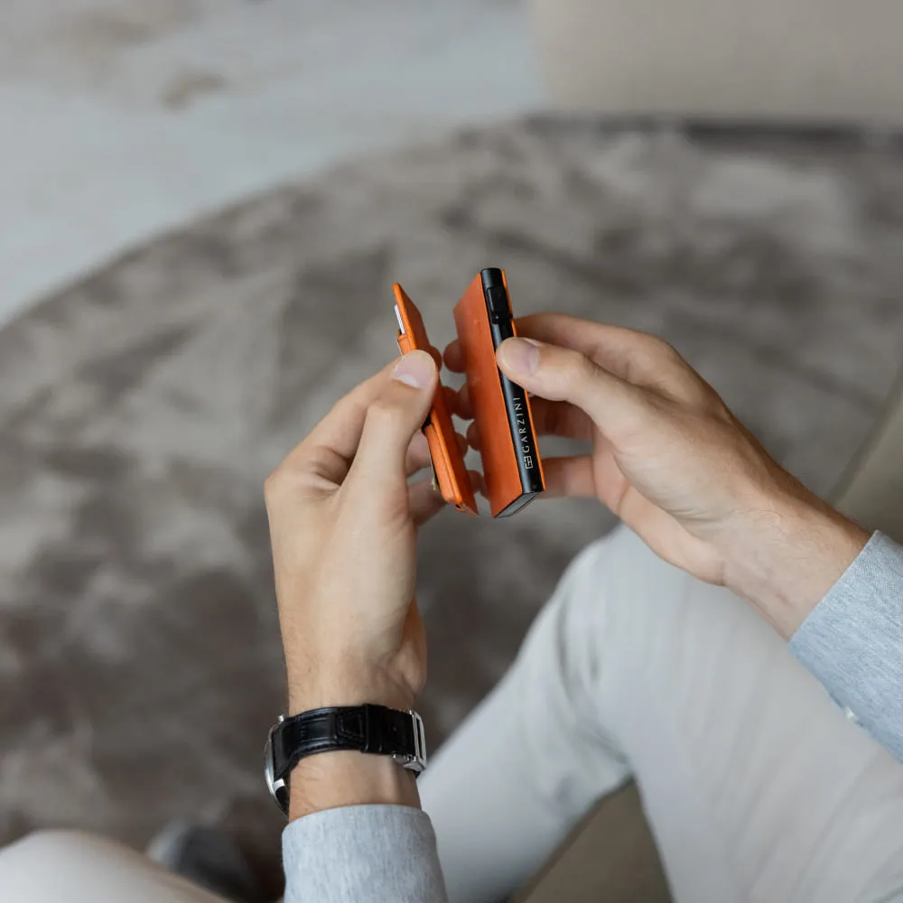 Кошелек Garzini MagSafe Metal Wallet Orange - фото 9