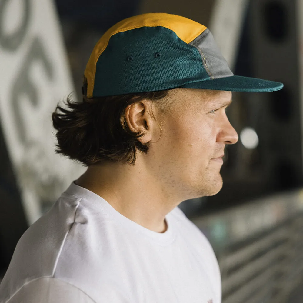 Кепка Friend Function Colorblock бирюзово-желтая - фото 7